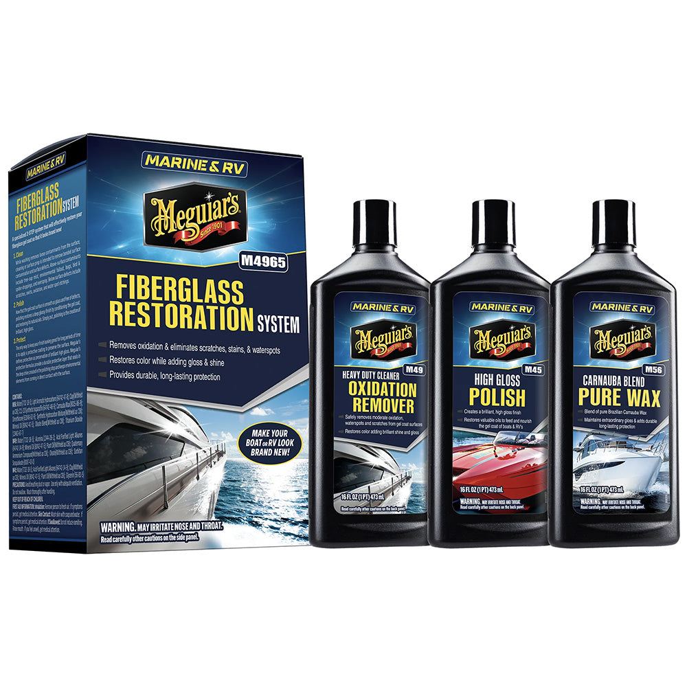 Meguiars MG Fiberglass Oxidation Removal Kit M4965