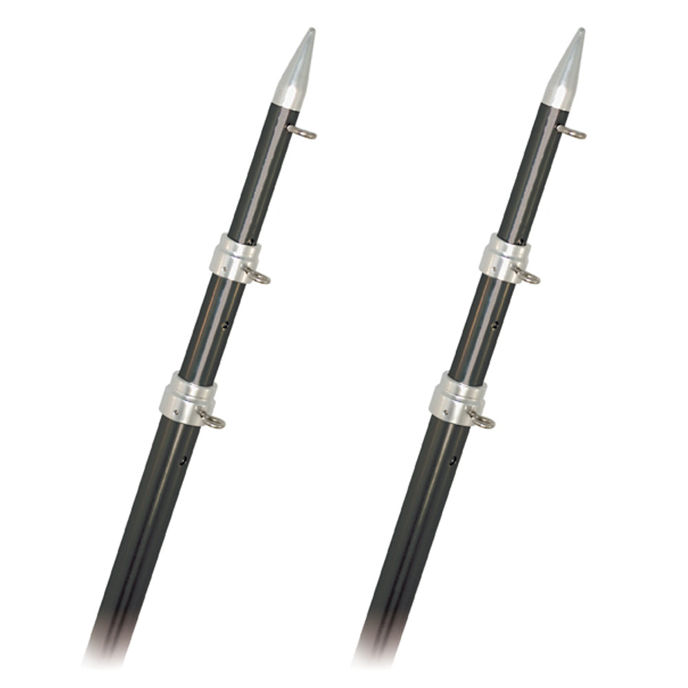 Rupp Top Gun Outrigger Poles  Telescopic  Carbon Fiber  18 A01800CFT