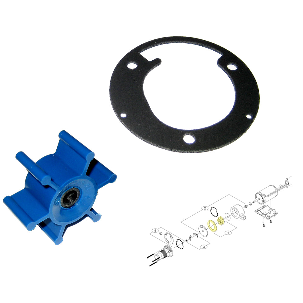 Shurflo by Pentair Macerator Impeller Kit f3200 Series  Includes Gasket 9457100