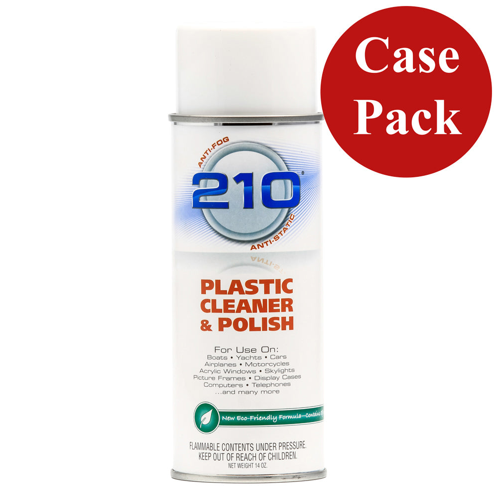 Camco 210 Plastic Cleaner Polish  14oz Spray  Case of 12 40934CASE