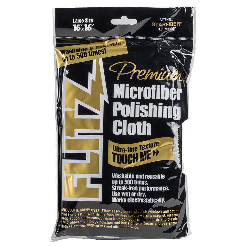 Flitz Microfiber Polishing Cloth  16 x 16  Single Bag MC200