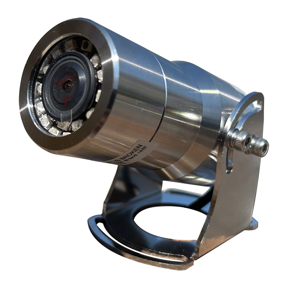 Iris 316 Stainless Steel Marine Camera   TVL  Wide Angle  Reversible  Nitrogen Purged  Infrared IRIS090