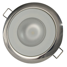 Lumitec Mirage Flush Mount Down Light Spectrum RGBW  Polished Bezel 113117