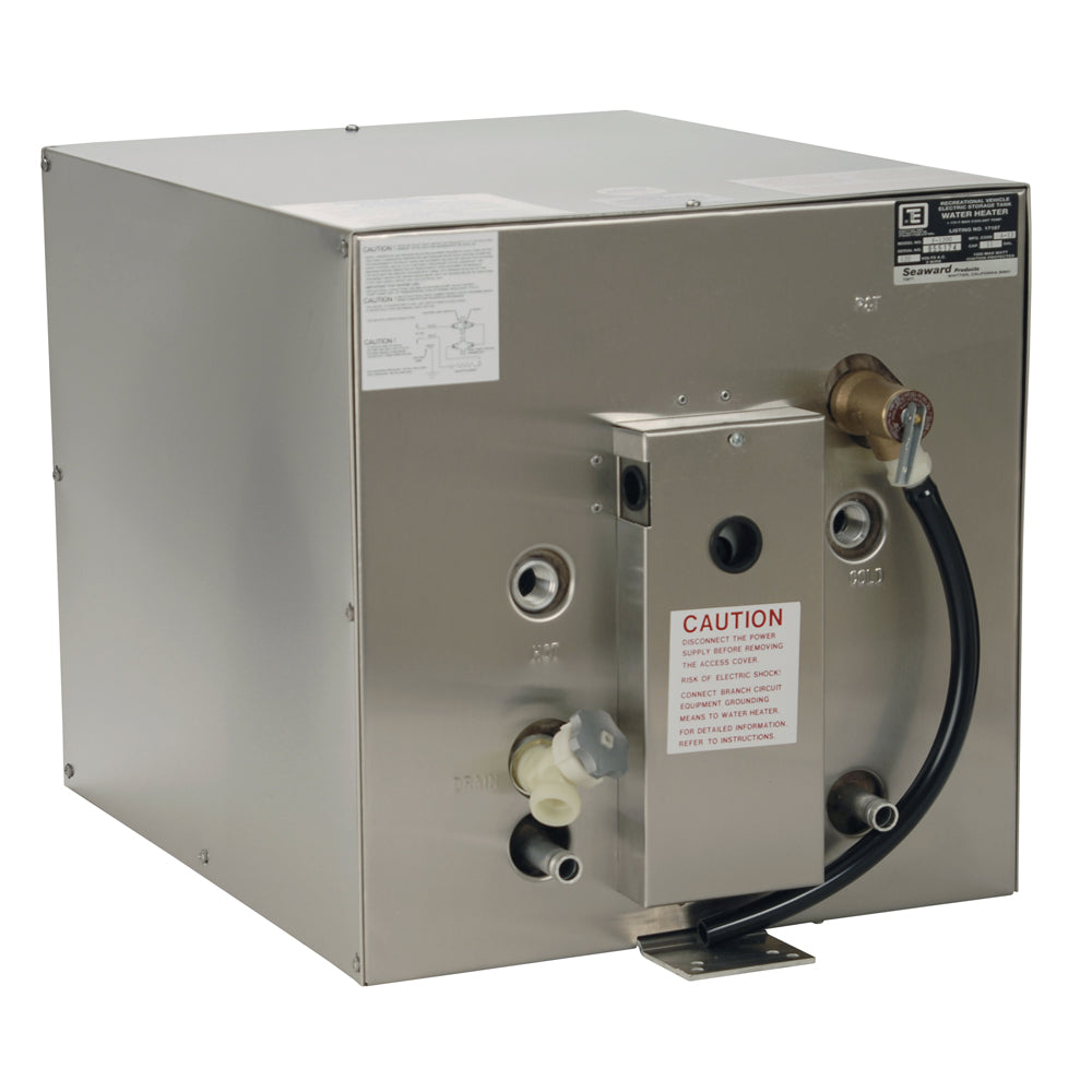 Whale Seaward 11 Gallon Hot Water Heater wFront Heat Exchanger  Stainless Steel  120V  1500W F1200
