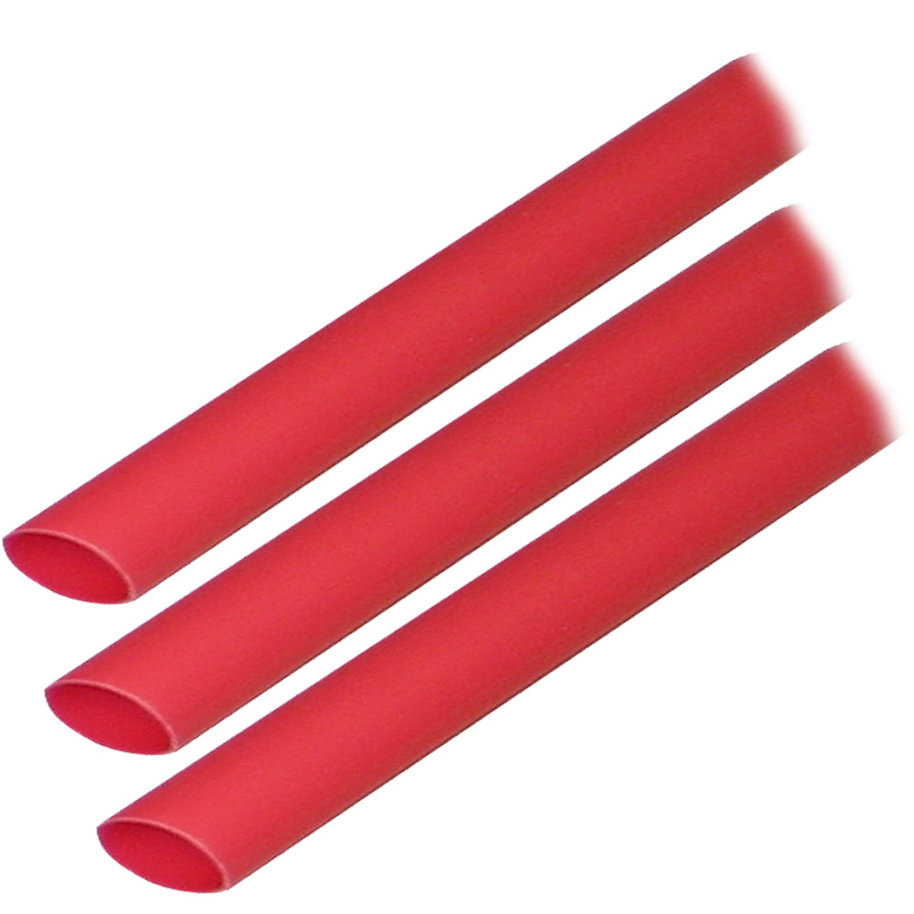 Ancor Adhesive Lined Heat Shrink Tubing ALT  38 x 3  3Pack  Red 304603