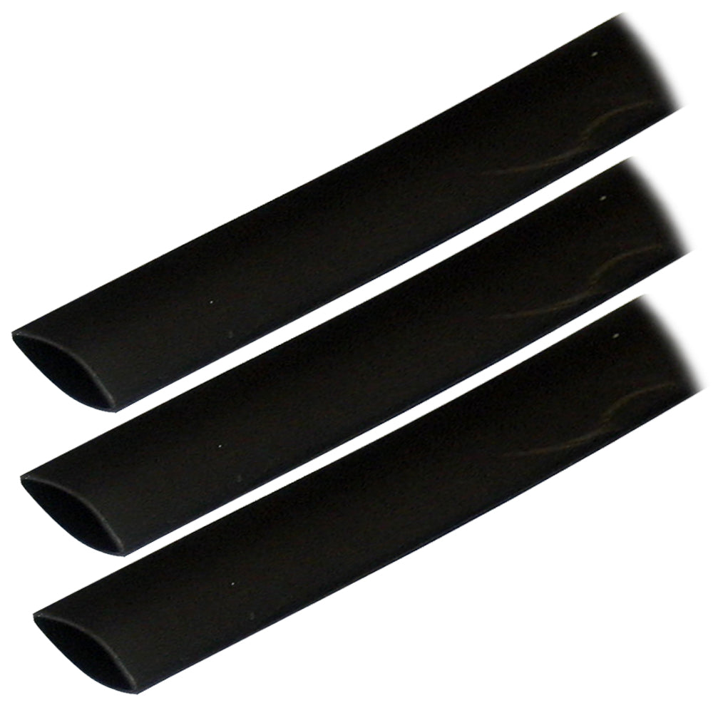 Ancor Adhesive Lined Heat Shrink Tubing ALT  34 x 3  3Pack  Black 306103
