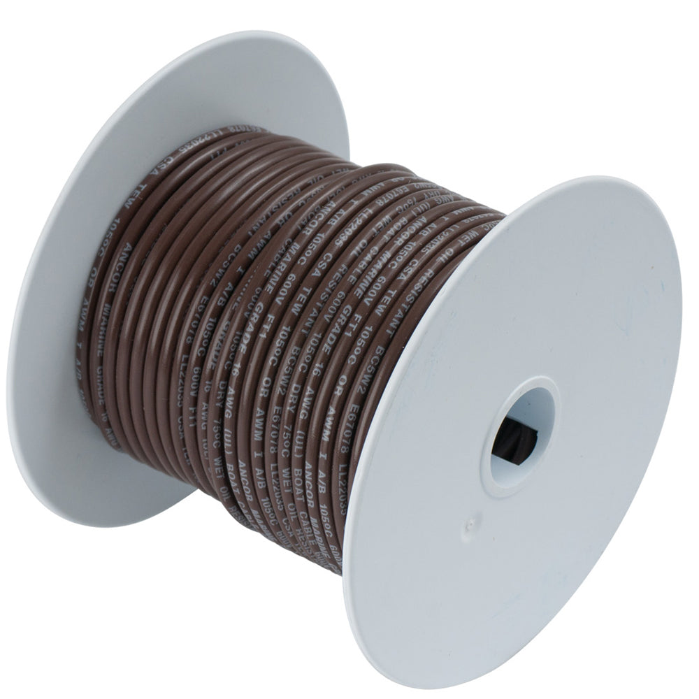 Ancor Brown 16 AWG Tinned Copper Wire  100 102210