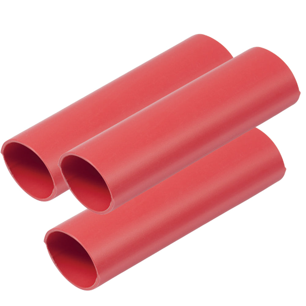 Ancor Heavy Wall Heat Shrink Tubing  34 x 12  3Pack  Red 326624