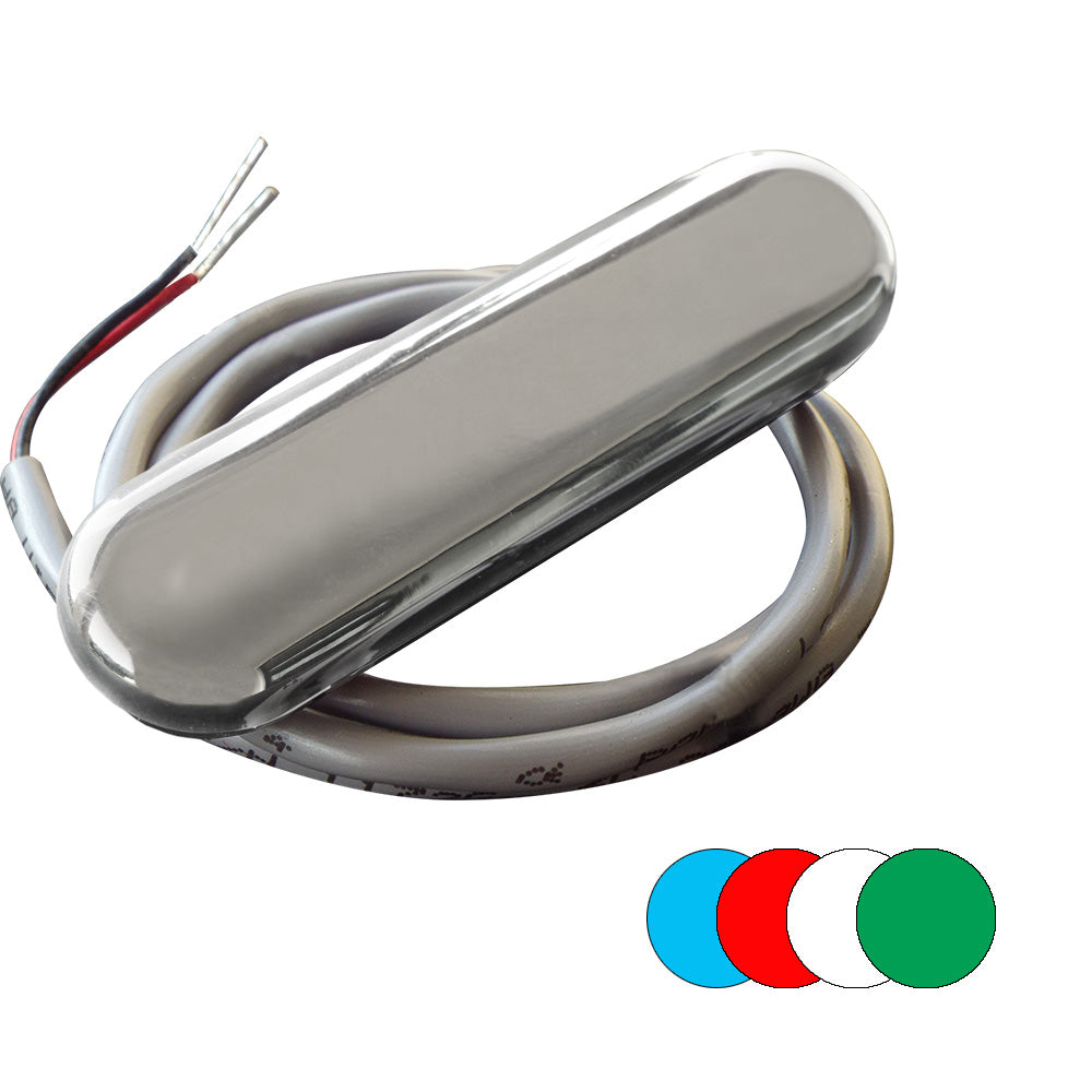 ShadowCaster Courtesy Light w2 Lead Wire  316 SS Cover  RGB MultiColor  4Pack SCMCLRGBSS4PACK