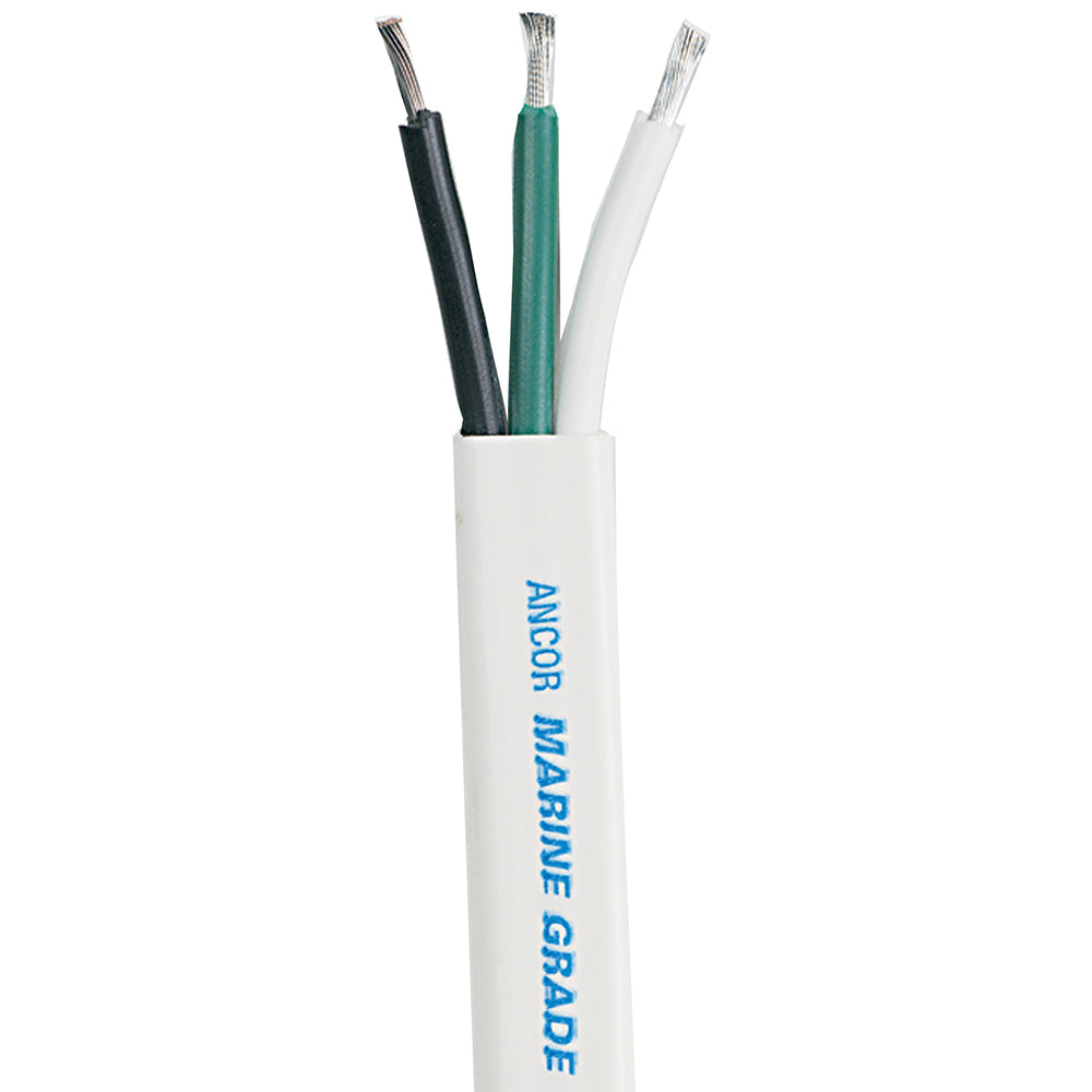 Ancor White Triplex Cable  123 AWG  Flat  250 131325