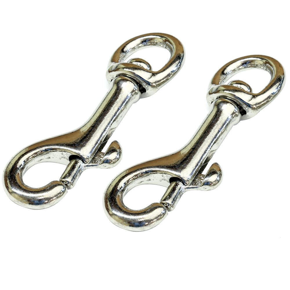 Tigress Nickel Plated Brass Snaps  Pair 88666
