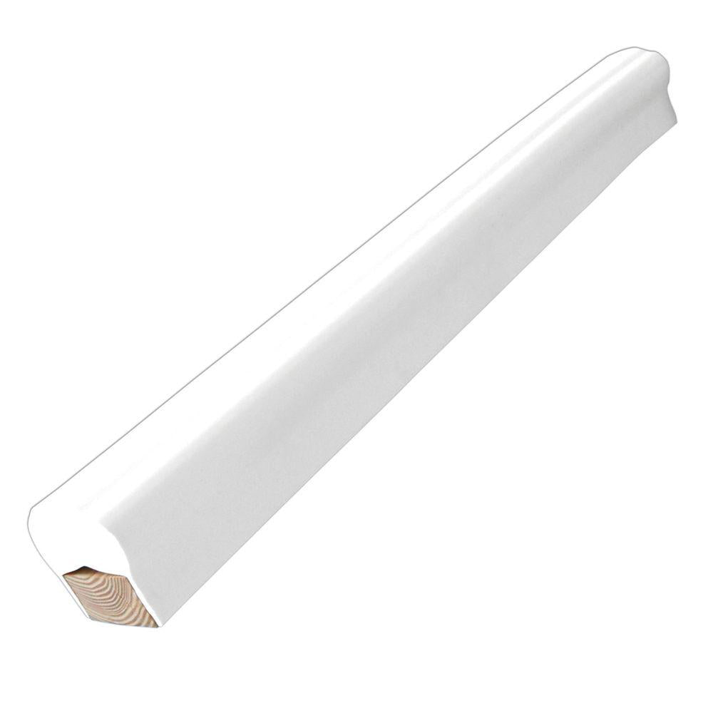 Dock Edge Piling Post Bumper  One End Capped  6  White DE1022F