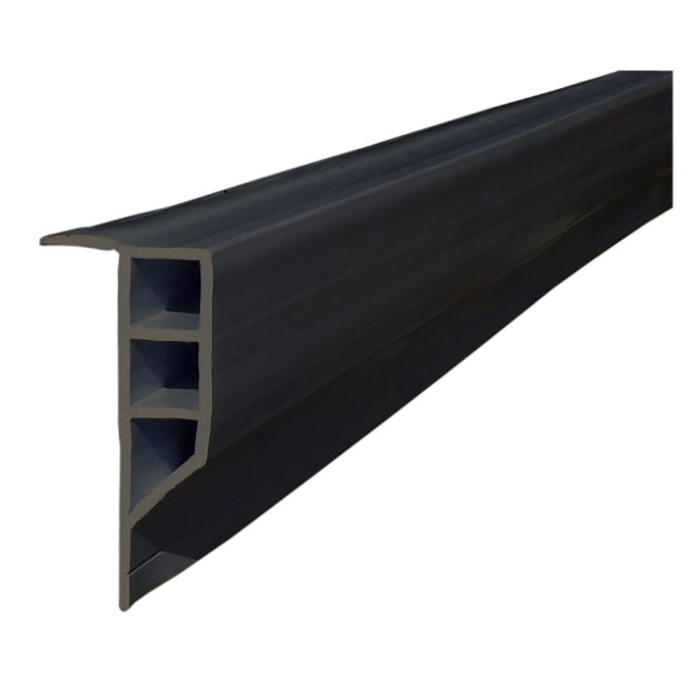 Dock Edge Standard PVC Full Face Profile  16 Roll  Black DE1163F
