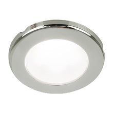 Hella Marine EuroLED 75 3 Round Screw Mount Down Light  White LED  Stainless Steel Rim  24V 958110121