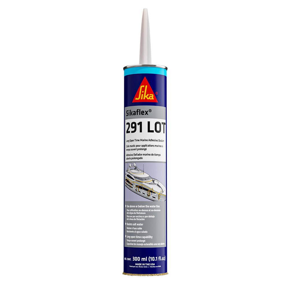 Sika Sikaflex 291 LOT Slow Cure Adhesive  Sealant 103oz300ml Cartridge  White 90925
