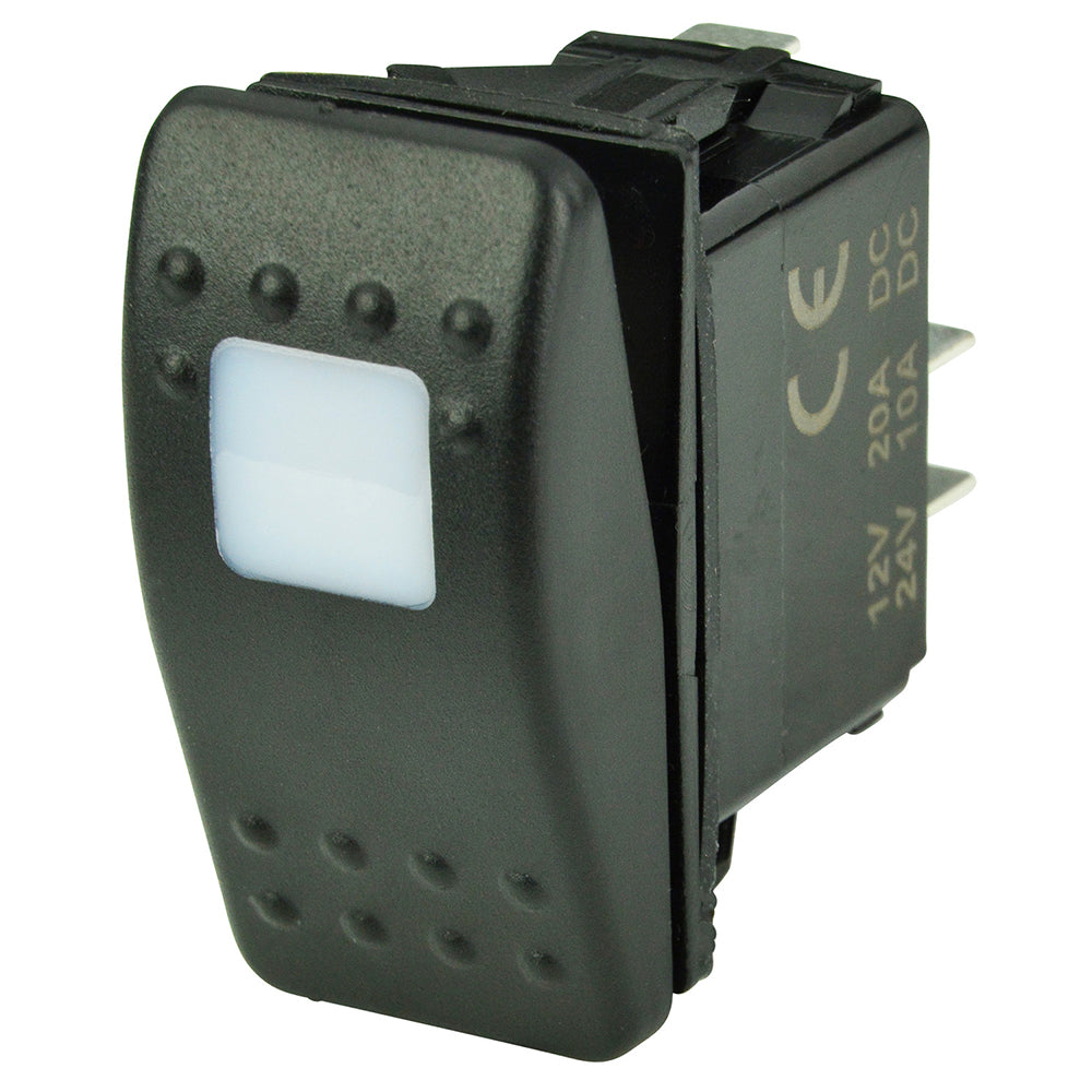 BEP SPST Contura Switch  1Amber LED  OFFON 1001801