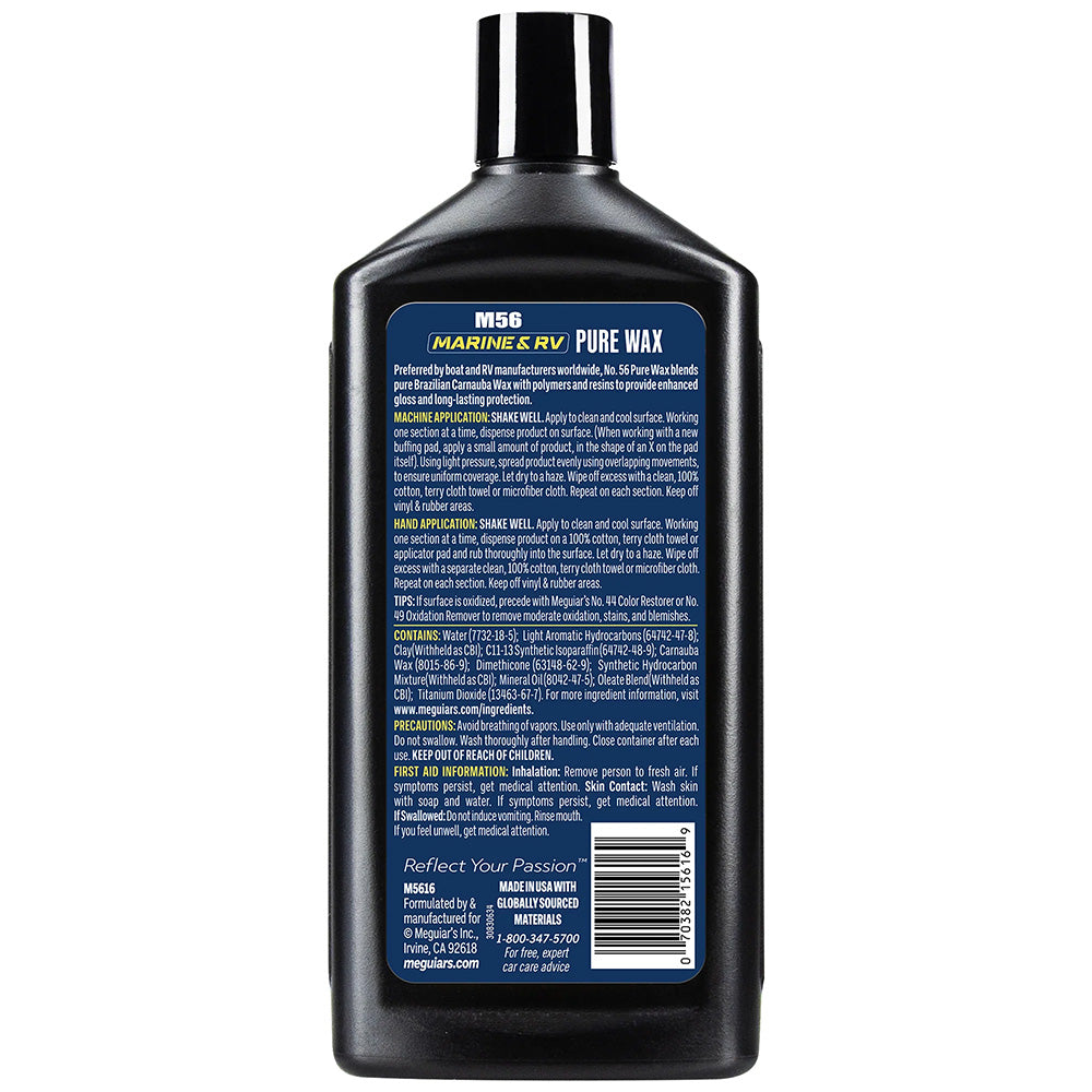 Meguiars BoatRV Pure Wax  Case of 6 M5616CASE