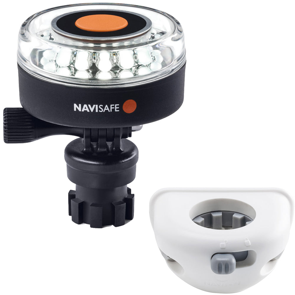 Navisafe Navilight 360 2NM White wNavimount Base  Vertical Mount  White 040KIT6