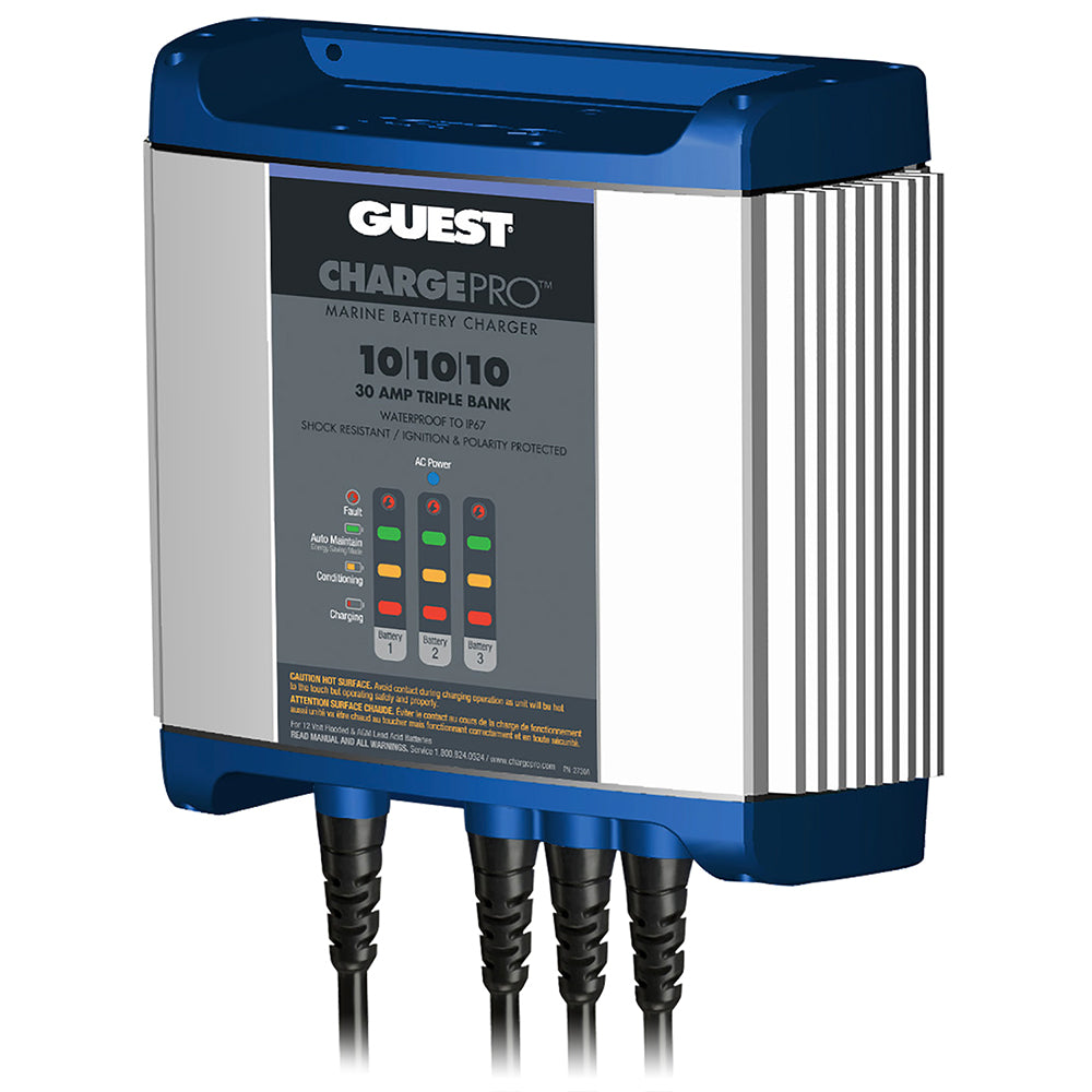 Guest OnBoard Battery Charger 30A  12V  3 Bank  120V Input 2731A