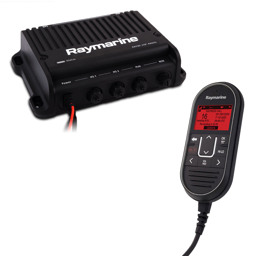 Raymarine Ray91 Modular DualStation VHF Black Box Radio System wAIS E70493