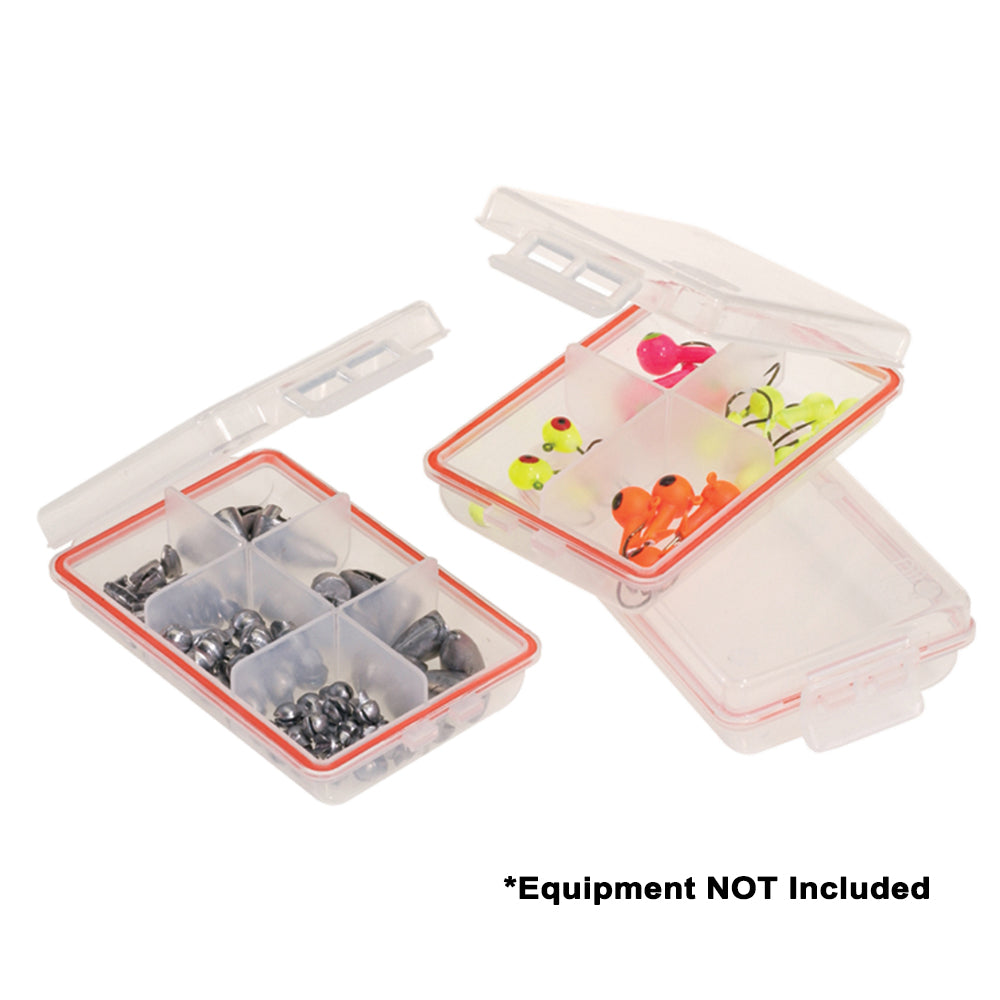Plano Waterproof Terminal 3Pack Tackle Boxes  Clear 106100