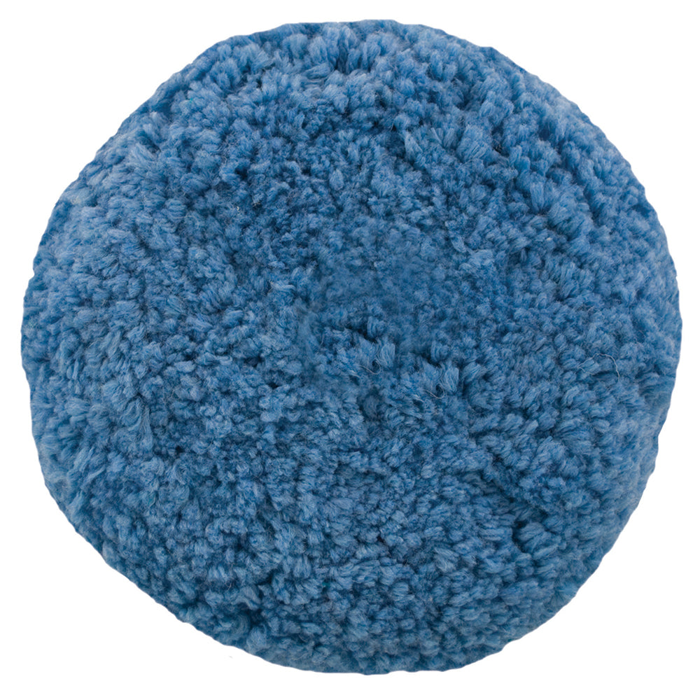 Presta Rotary Blended Wool Buffing Pad  Blue Soft Polish 890144