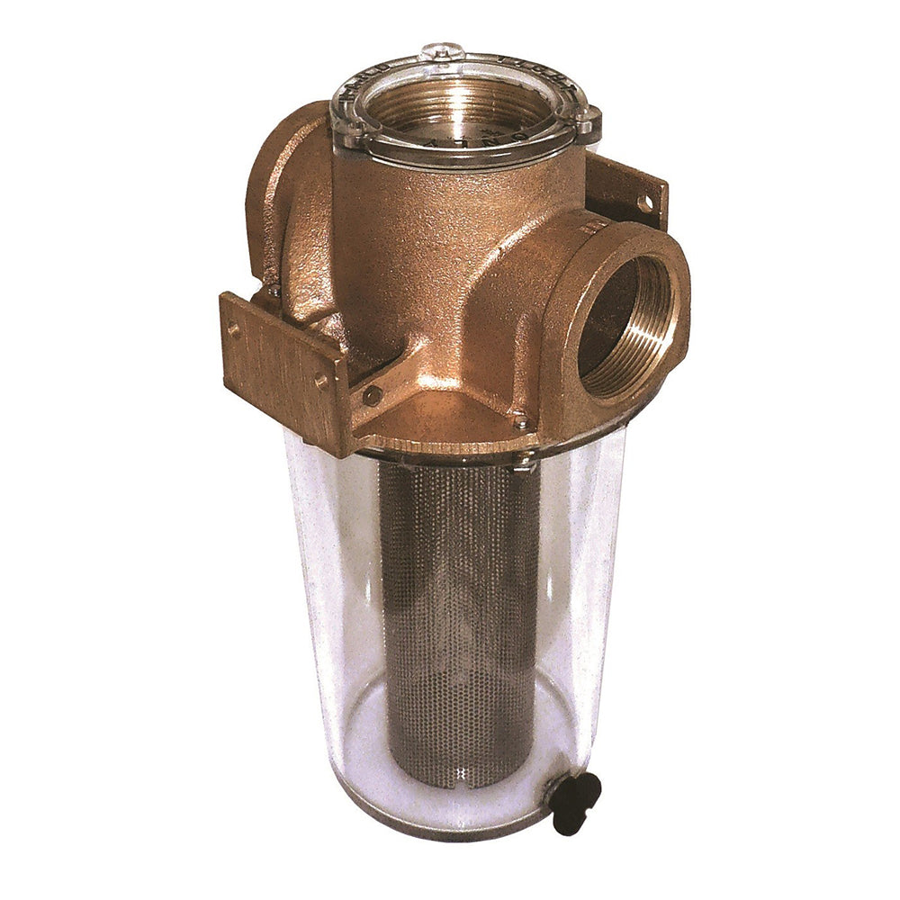 GROCO ARG1000 Series 1 Raw Water Strainer wStainless Steel Basket ARG1000S