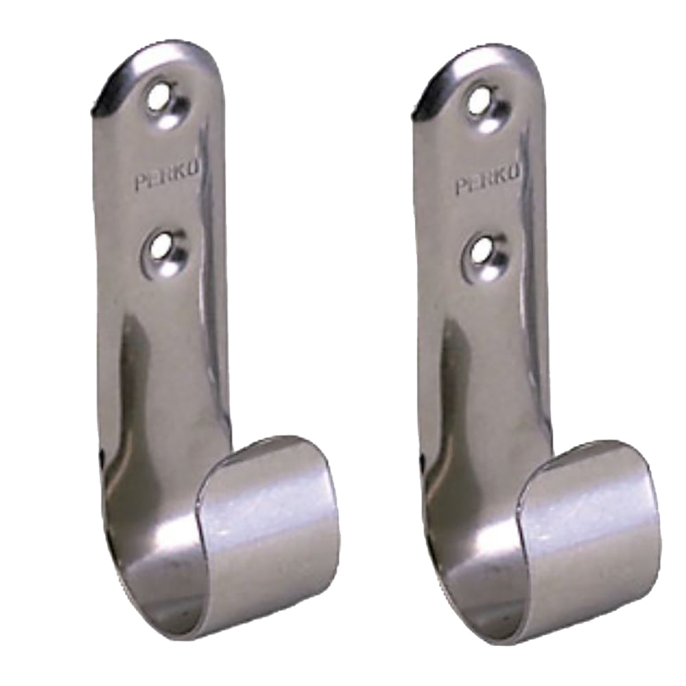 Perko Stainless Steel Boat Hook Holders  Pair 0492DP0STS
