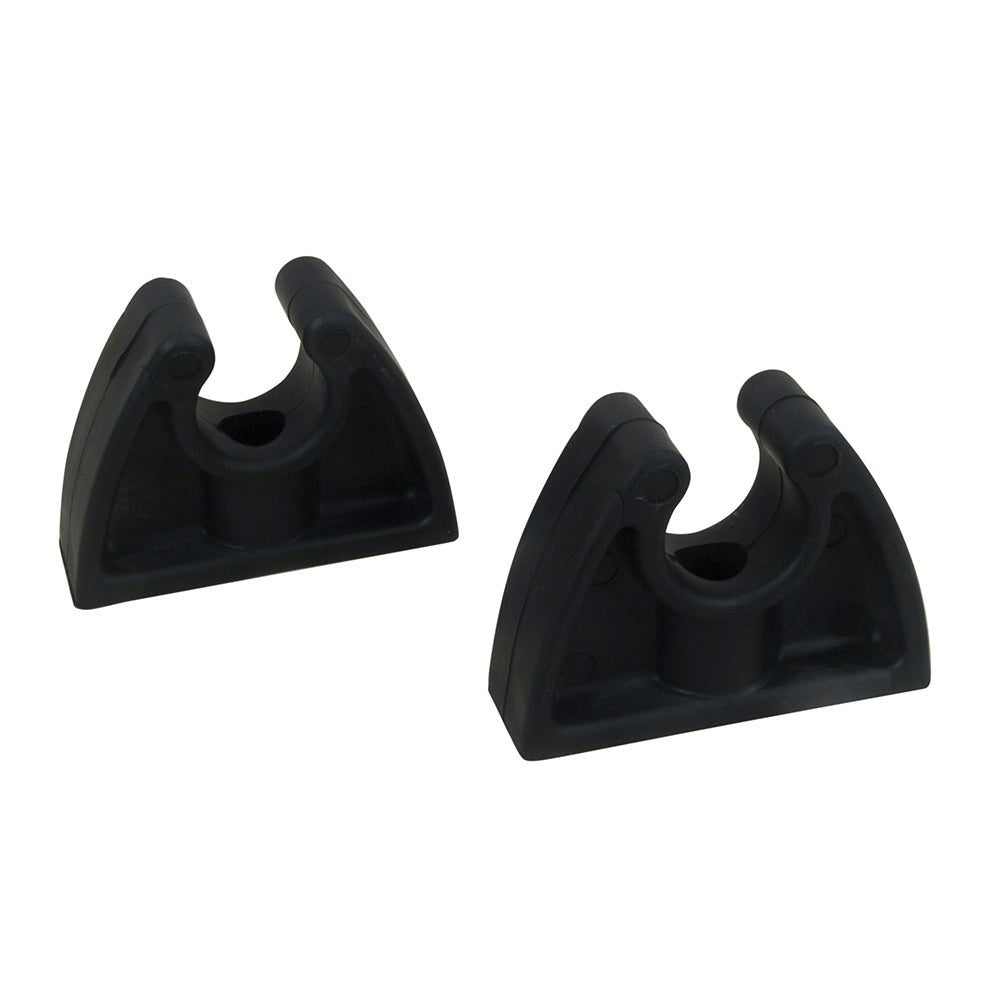 Perko Pole Storage Clips  Black  Pair 0477DP0BLK