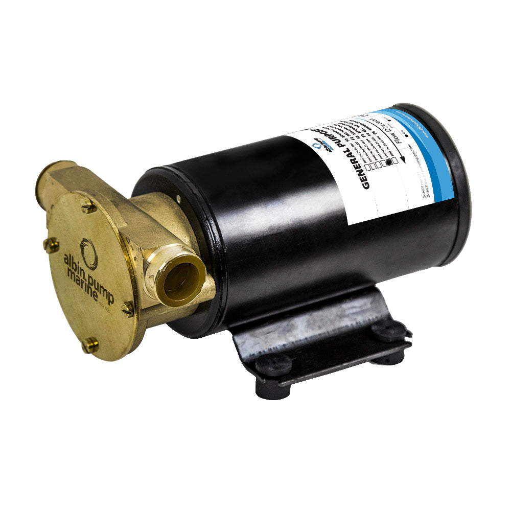 Albin Group Marine General Purpose Pump FIP F4 12 GPM  12V 0401005