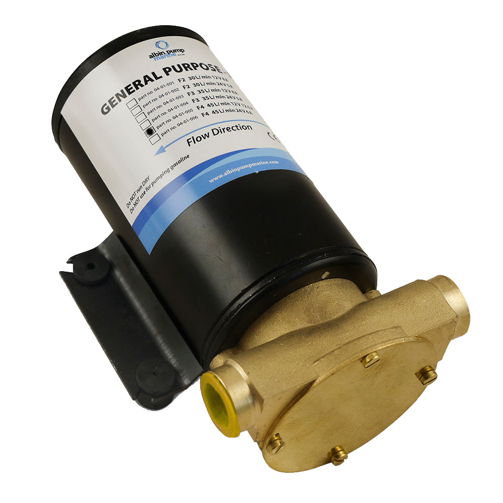 Albin Group Marine General Purpose Pump FIP F4 12 GPM  12V 0401005