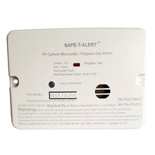 SafeTAlert Combo Carbon Monoxide Propane Alarm  Flush Mount  Mini  White 25742WHT