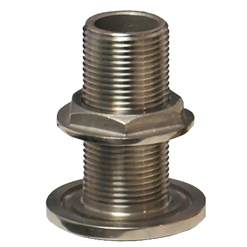 GROCO 114 NPS NPT Combo Stainless Steel ThruHull Fitting wNut TH1250WS