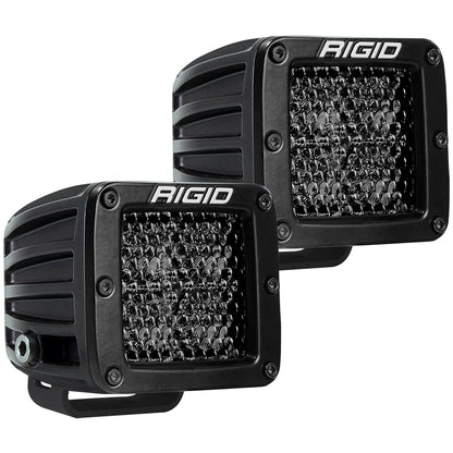RIGID Industries DSeries Pro Spot Diffused Midnight Surface Mount  Pair 202513BLK