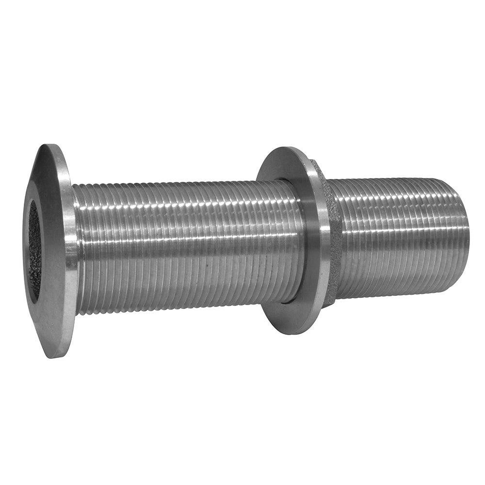 GROCO 1 Stainless Steel Extra Long ThruHull Fitting wNut THXL1000WS