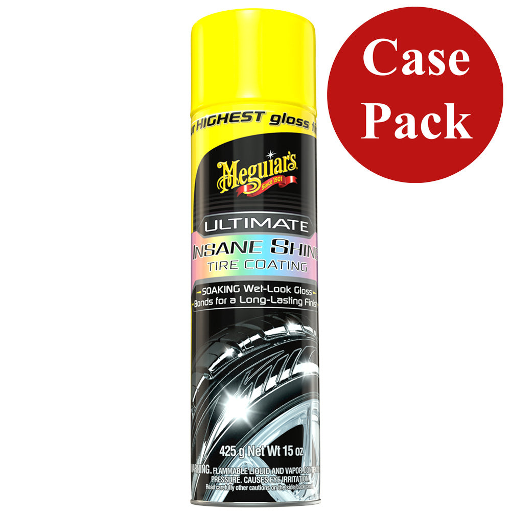 Meguiars Ultimate Insane Shine Tire Coating  15oz Case of 6 G190315CASE