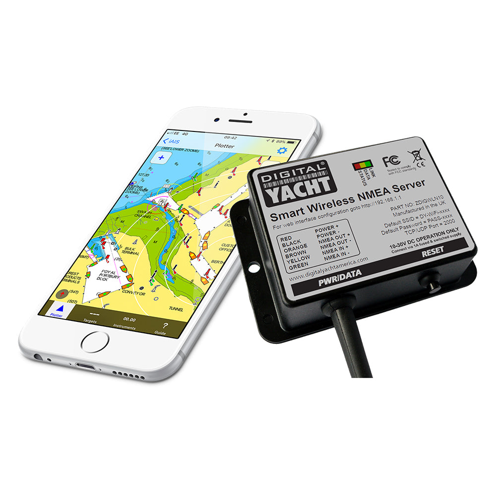 Digital Yacht WLN10 Smart NMEA to WiFi Converter  4800 Baud ZDIGWLN10SM
