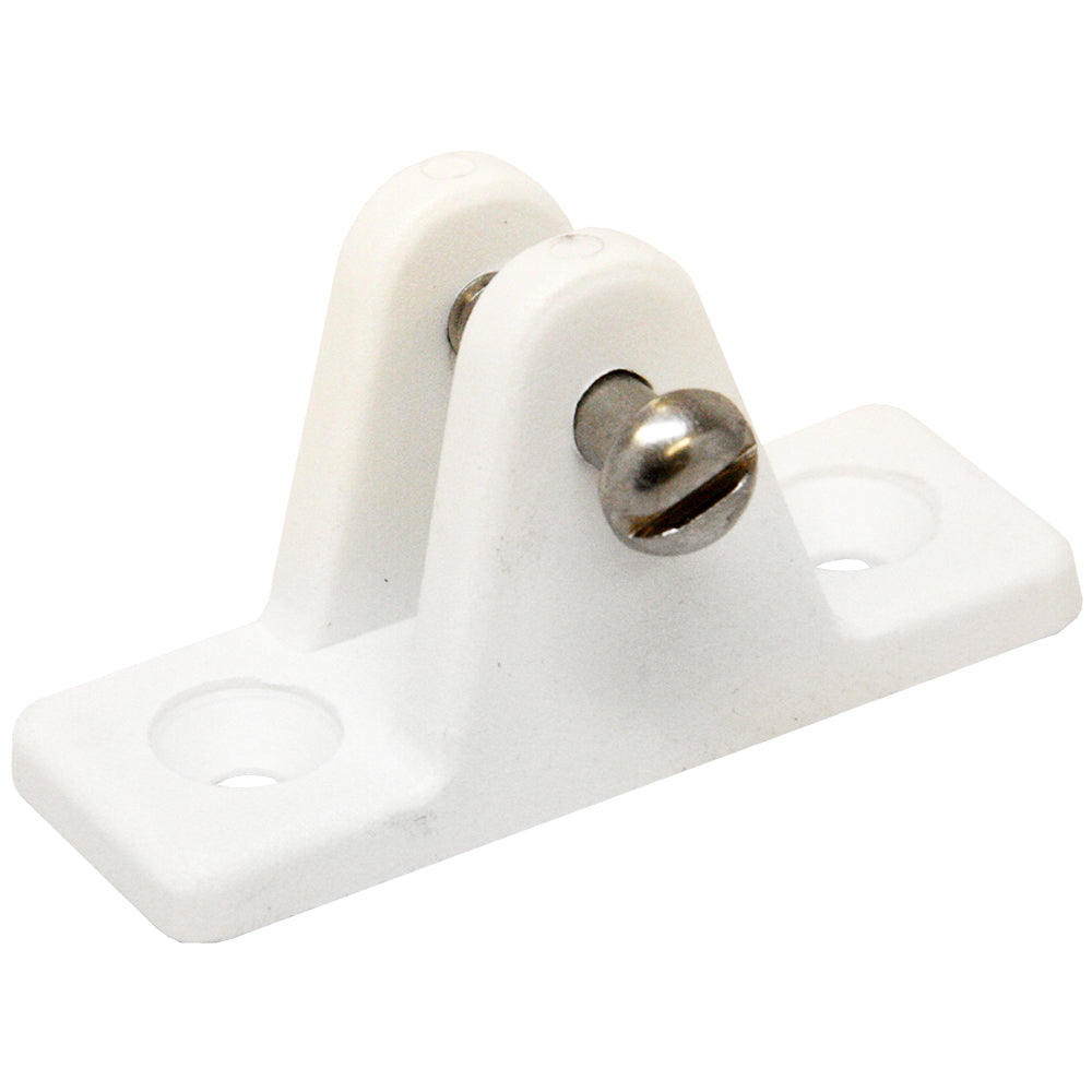 SeaDog Nylon Angled Deck Hinge  White 2732311