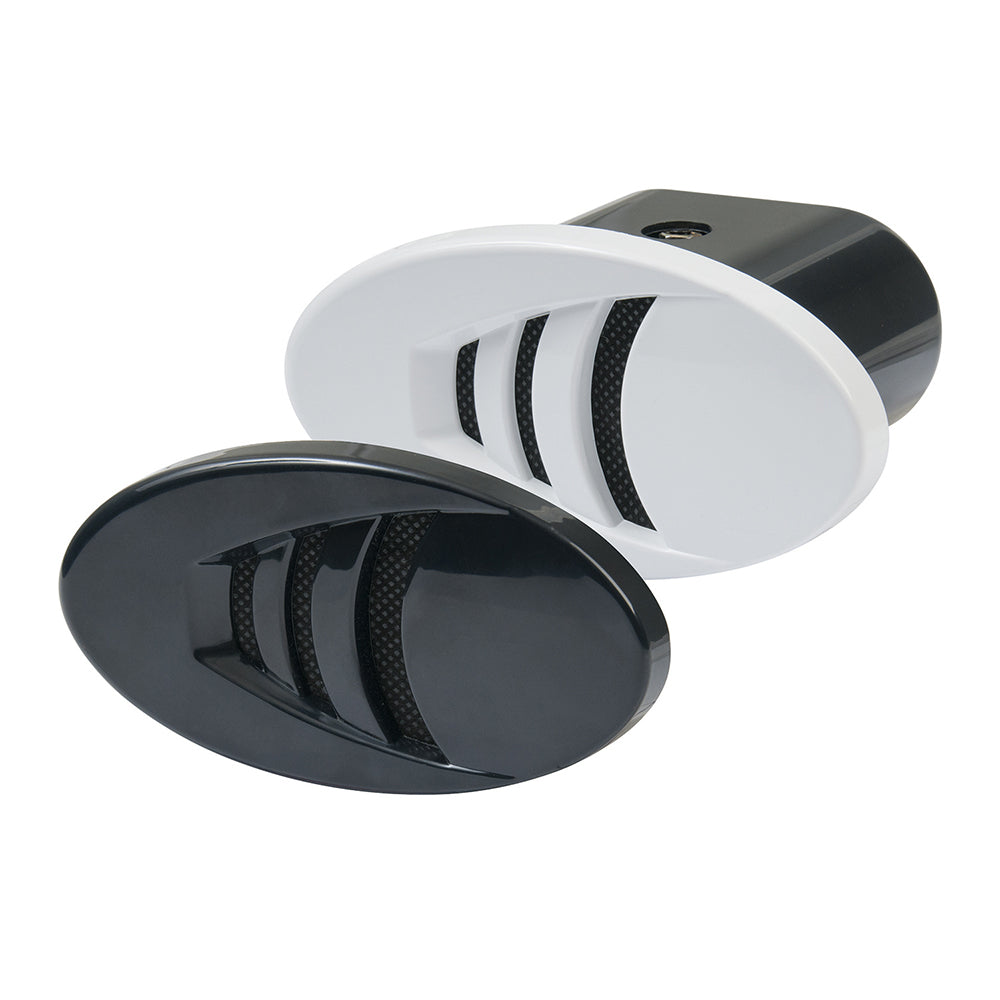 Marinco 12V DropIn H Horn wBlack  White Grills 10079