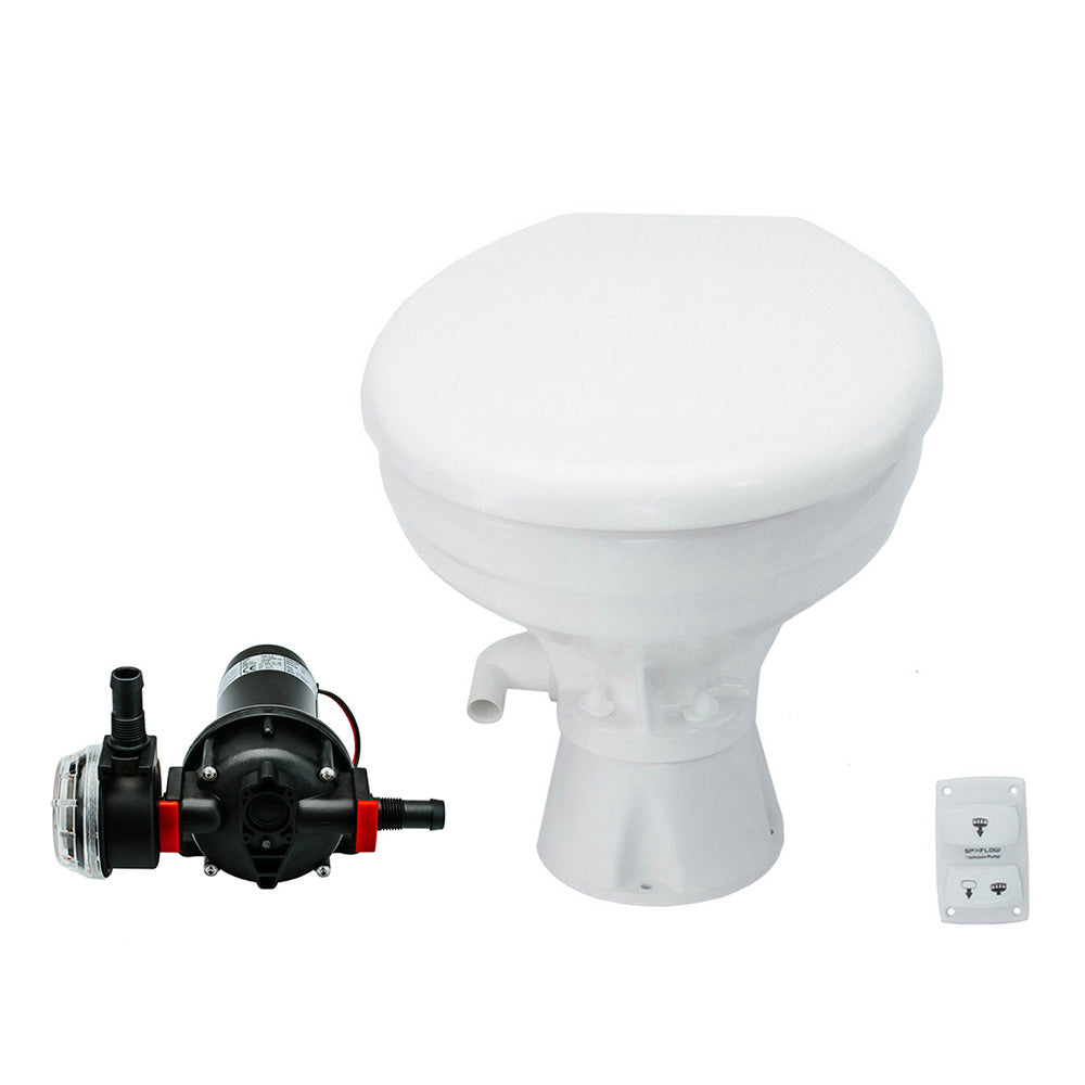Johnson Pump AquaT Toilet Silent Electric Comfort  12V wPump 804723201
