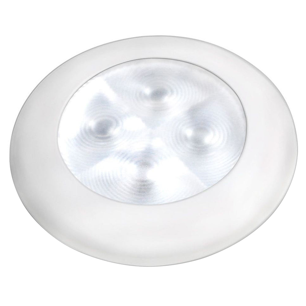 Hella Marine Courtesy Light  Warm White wWhite Rim 980500741