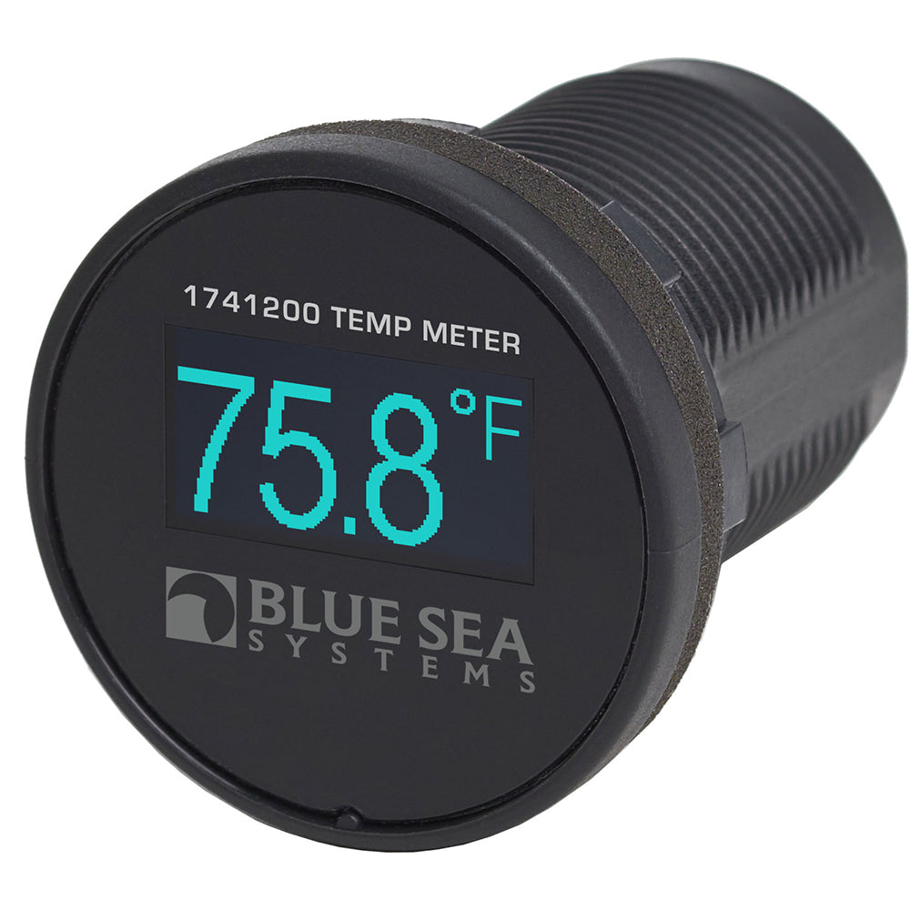 Blue Sea 1741200 Mini OLED Temperature Monitor  Blue 1741200