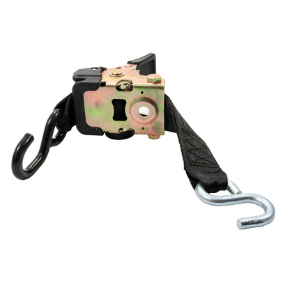 Camco Retractable Tie Down Straps  2 Width 6 Dual Hooks 50031