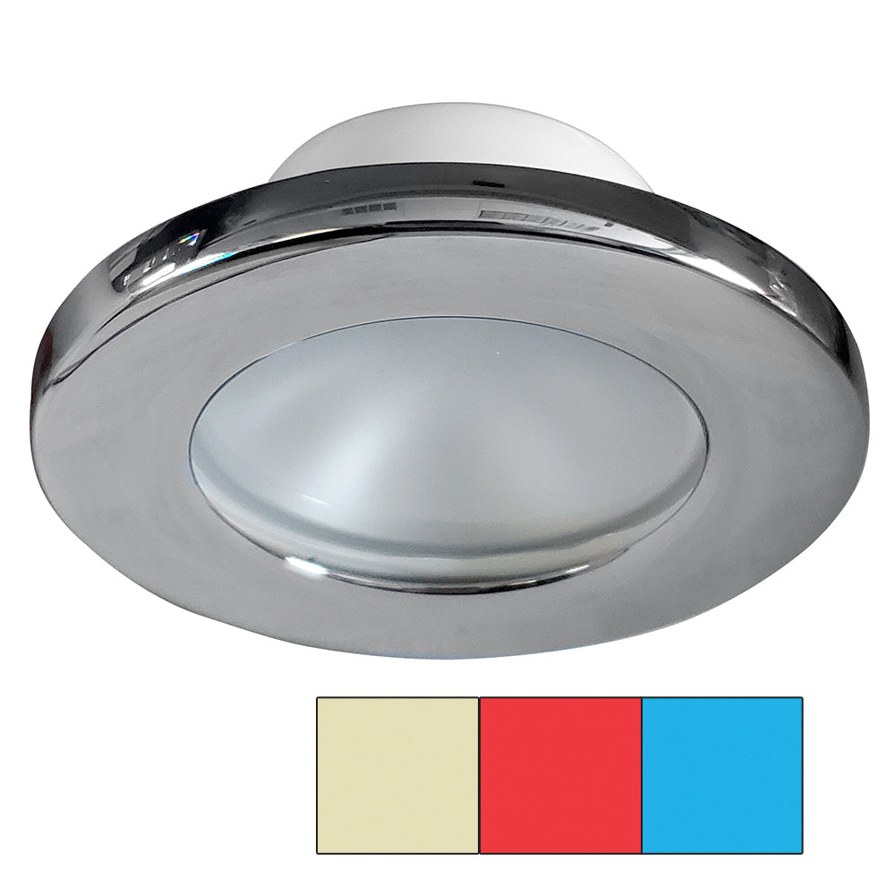 i2Systems Apeiron A3120 Screw Mount Light  Red Warm White  Blue  Chrome Finish A3120Z11HCE