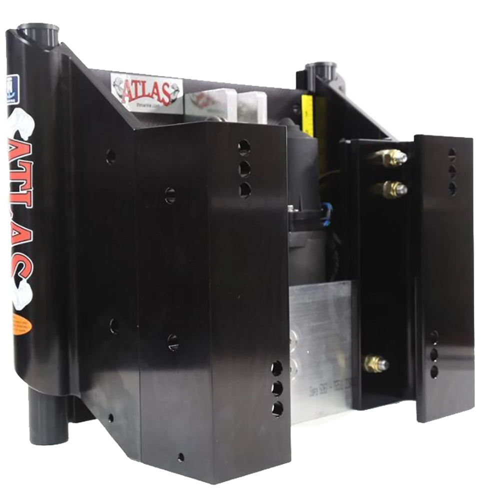 TH Marine ATLAS 6 Set Back Hydraulic Jack Plate  Heavy Duty  Black AHJ6VHDBDP