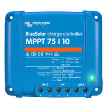 Victron BlueSolar MPPT Charge Controller  75V  10AMP SCC010010050R