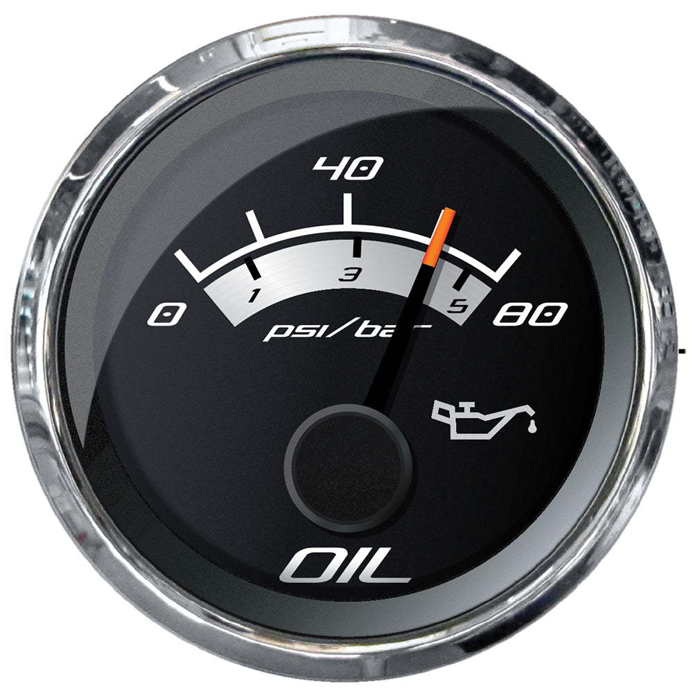 Faria Platinum 2 Oil Pressure Gauge  80 PSI 22024