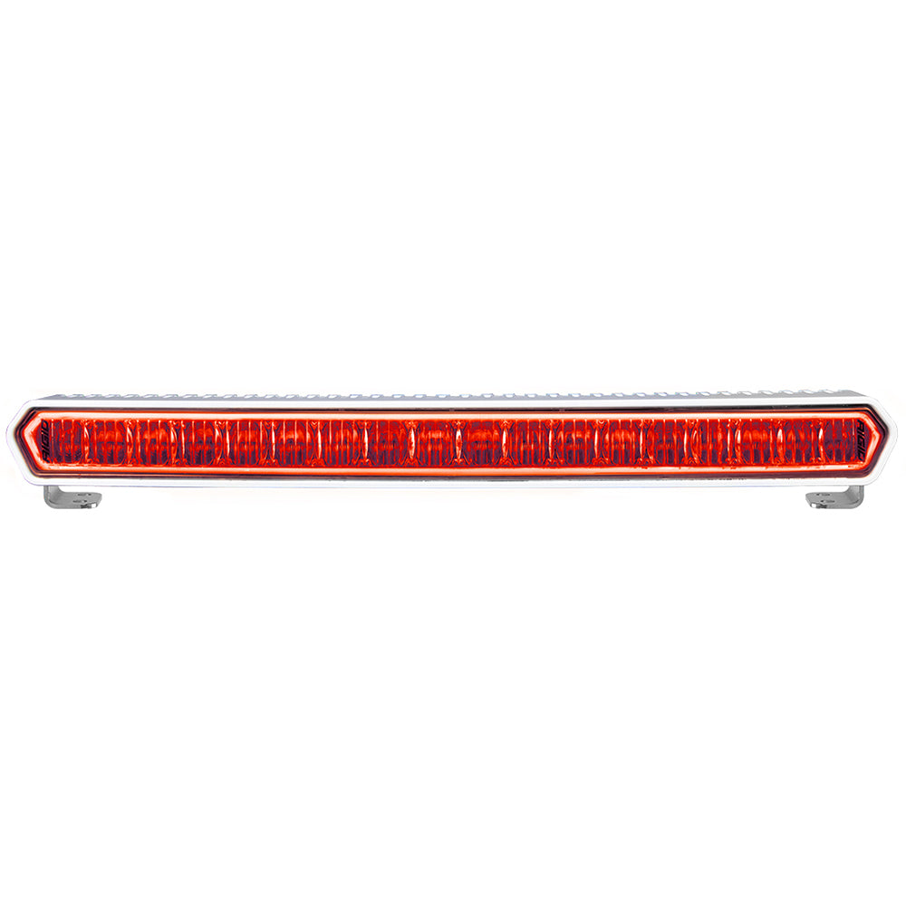 RIGID Industries SRL Series Marine 20 White LED Lightbar  White Light wRed Halo 62002