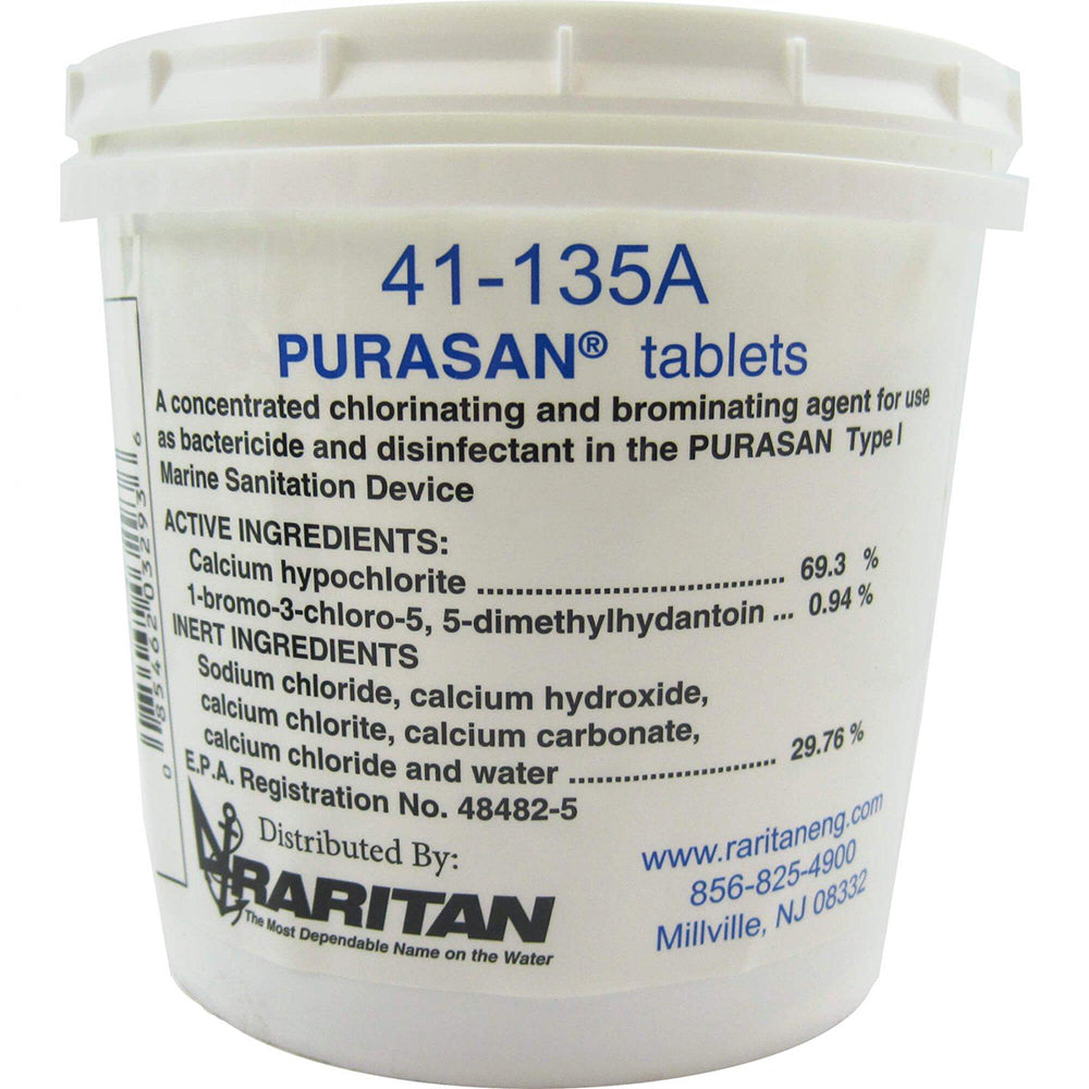 Raritan PURASAN EX Refill Tablets 1 Tub of 6 Tablets 41135A