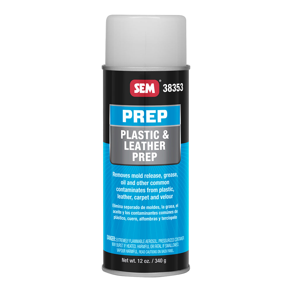 SEM Plastic  Leather Prep  12oz 38353
